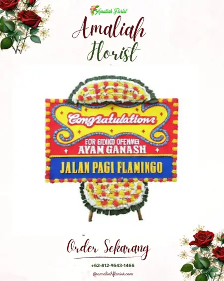 Sewa Papan Bunga Diloato
