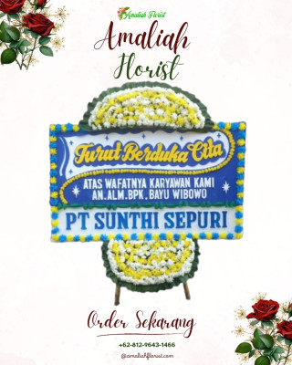 Papan Bunga Duka di Diloato